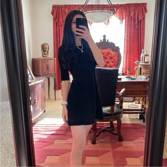 Milly minies kids black dress size 14 - Picture 2 of 9